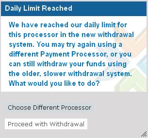 Daily Limit Reached
